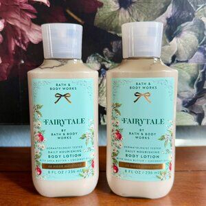 NEW 2-Pc FAIRYTALE Body Lotion Full Size Bath & Body Works